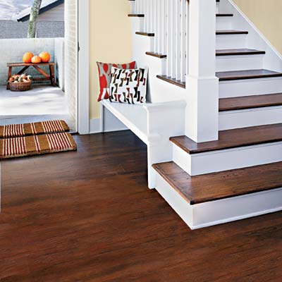 Hardwood floor project in Queen Anne